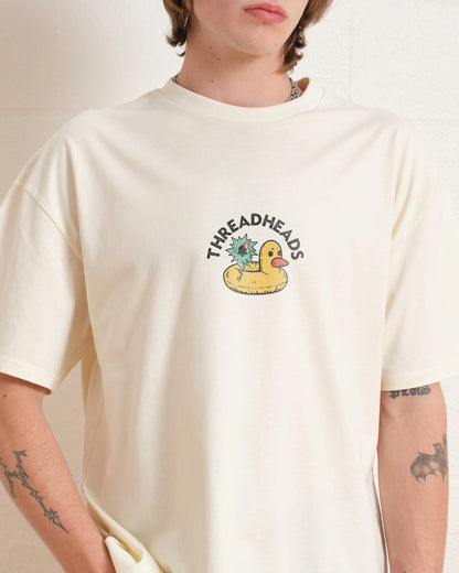 Another Fine Day T-Shirt – Natural colorway back view