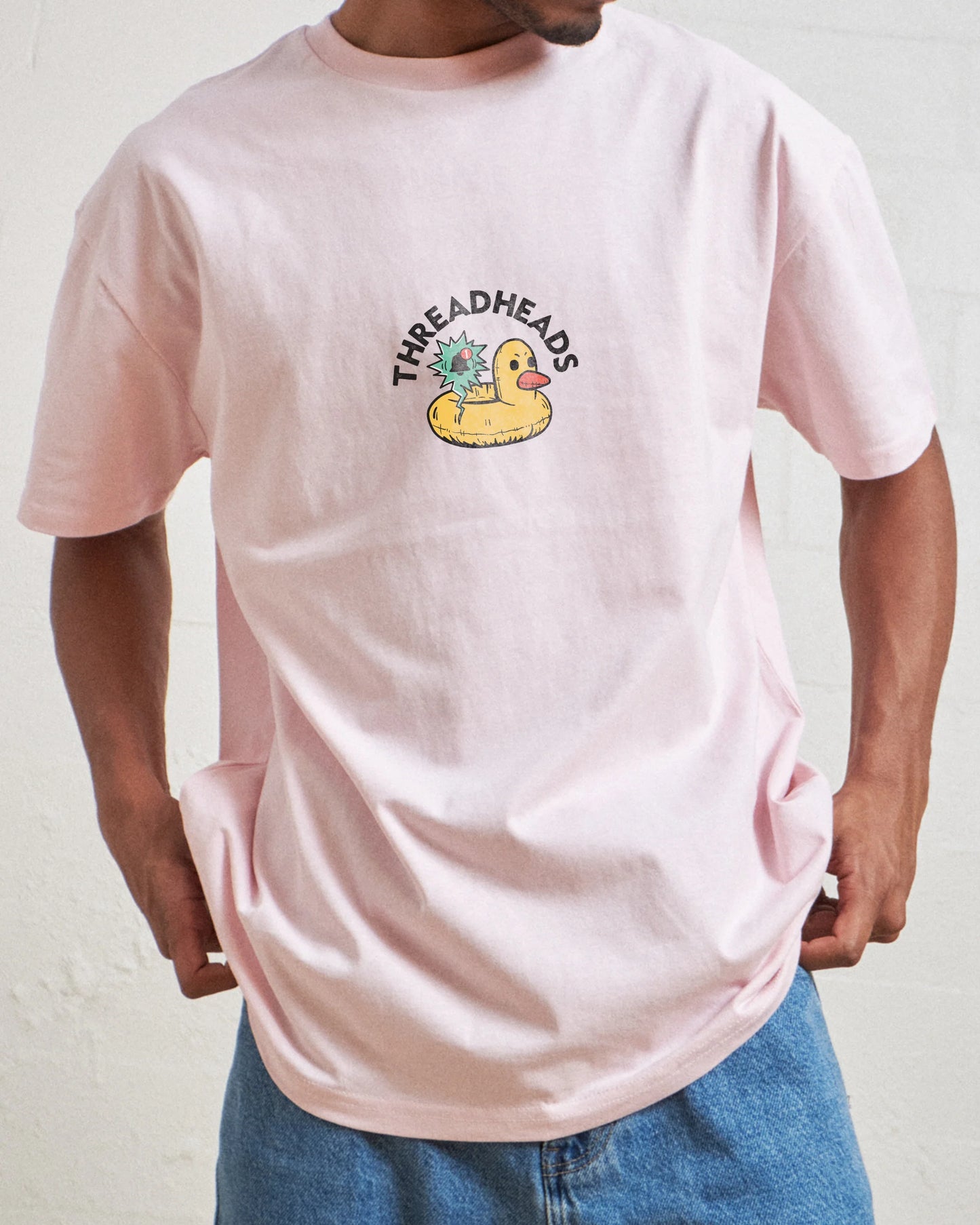 Another Fine Day T-Shirt – flat lay Natural