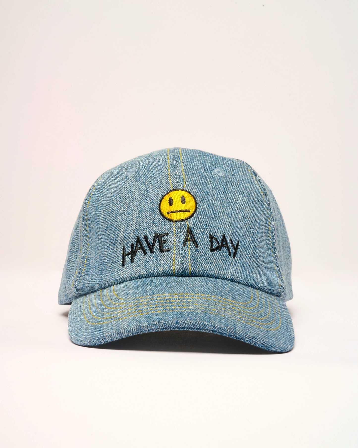 Have A Day Hat -  cotton cap with embroidered design