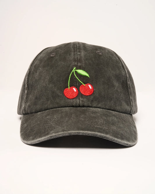 Nice Pair Hat - cotton cap with cherry embroidery