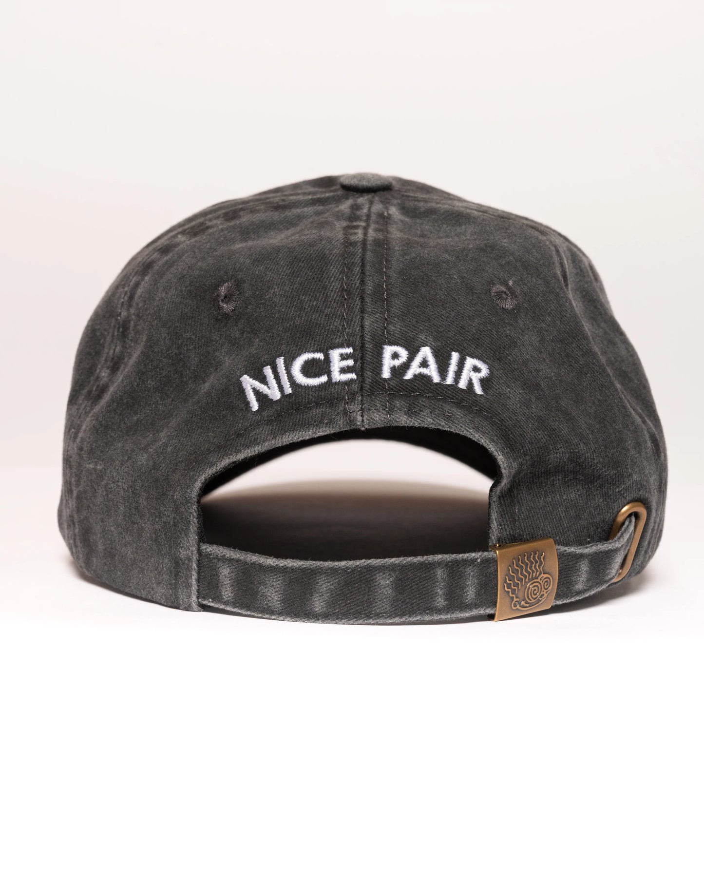 Nice Pair Hat – detail of cherry embroidery