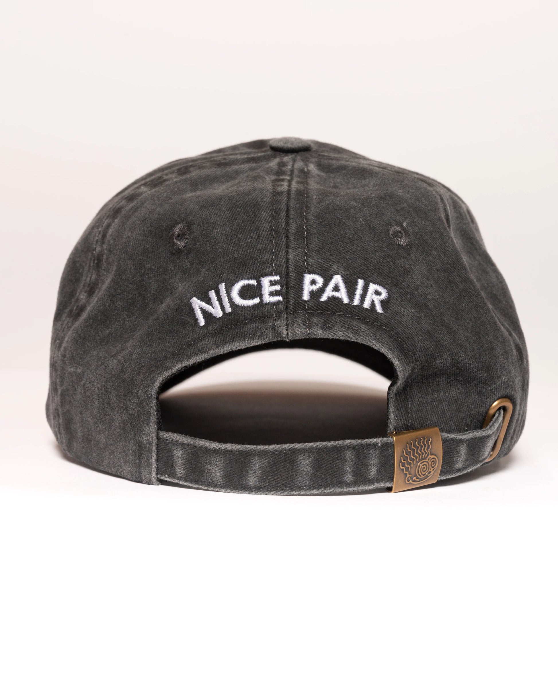Nice Pair Hat – detail of cherry embroidery