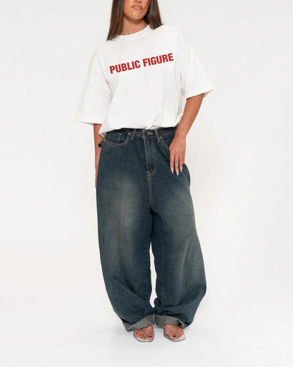 Public Figure Boxy Crop Tee