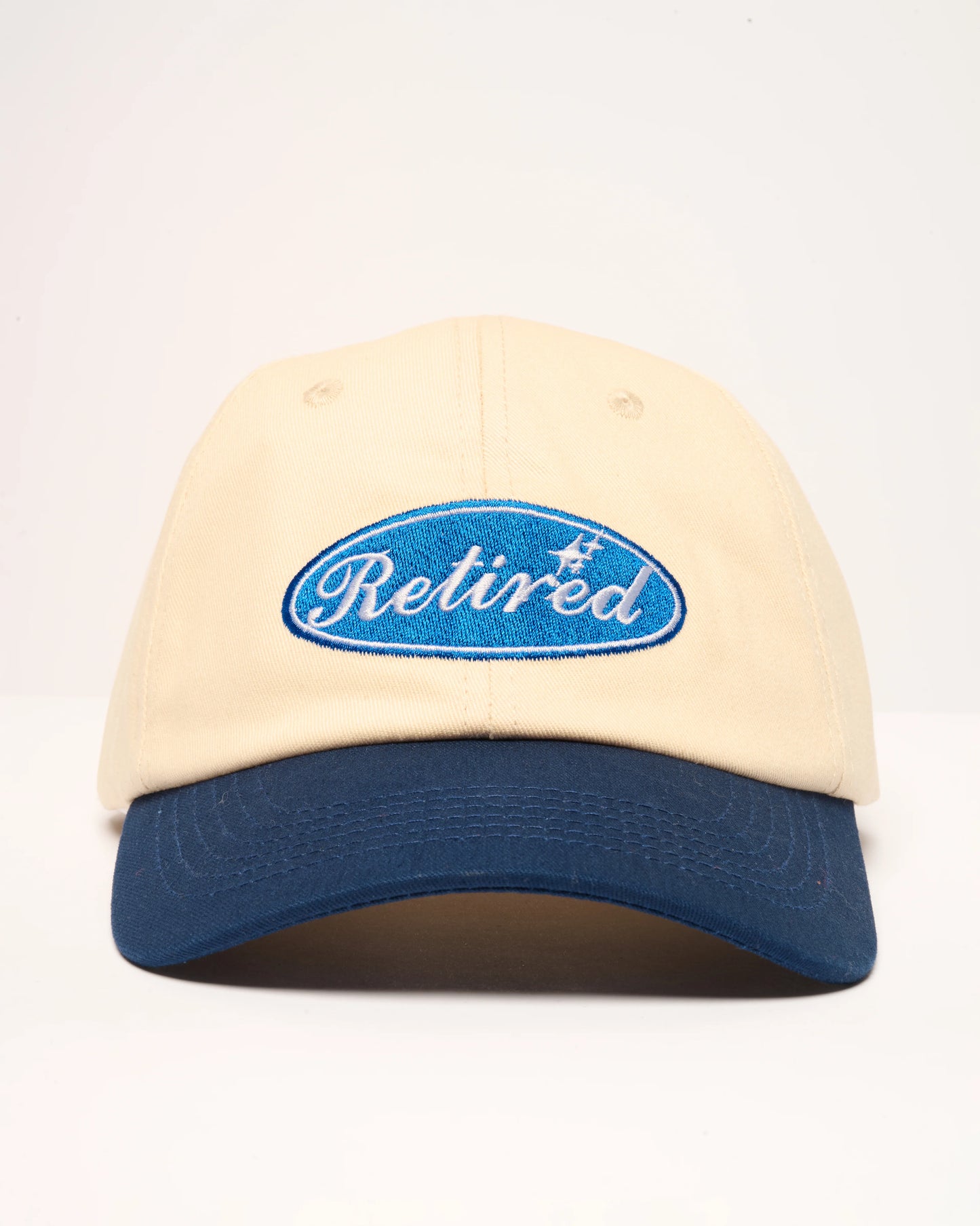 Retired Hat –  cotton cap with embroidered design