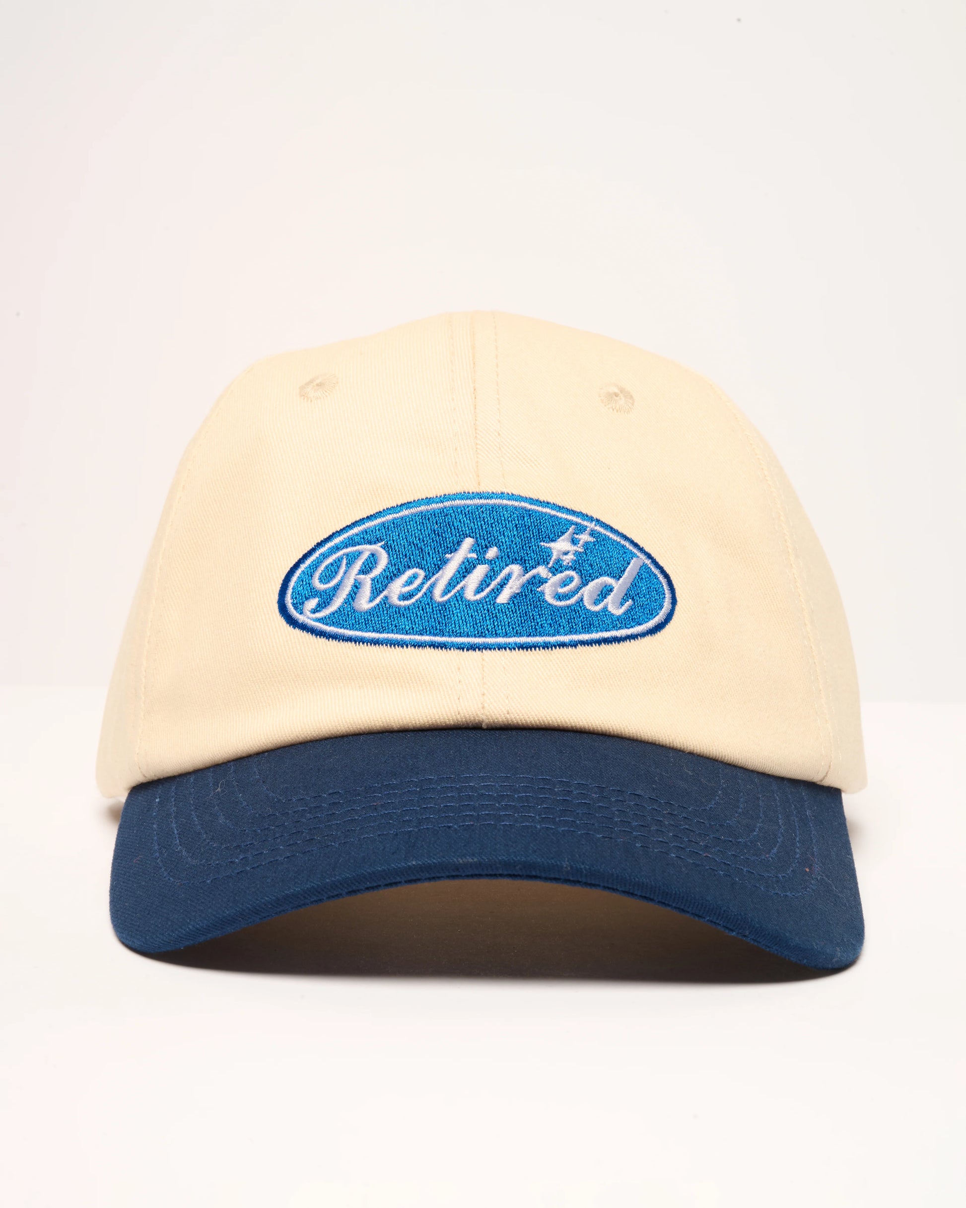 Retired Hat –  cotton cap with embroidered design